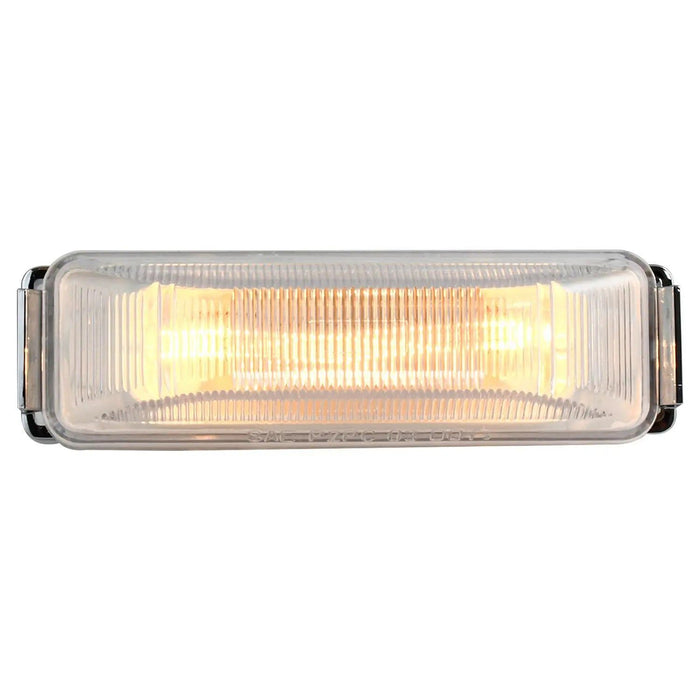 Medium Rectangular 2-Bulb Sealed Marker Light - White Line Distributors Inc