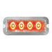 Medium Rectangular 4 LED Strobe Light - White Line Distributors Inc