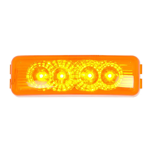Medium Rectangular Spyder LED Marker Light - White Line Distributors Inc