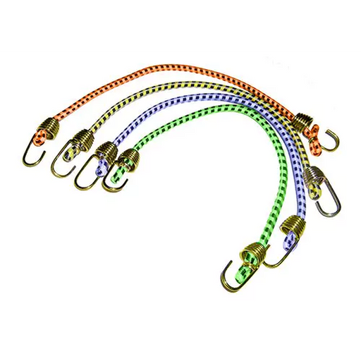 Mini Bungee Cords - 4 Pack - White Line Distributors Inc