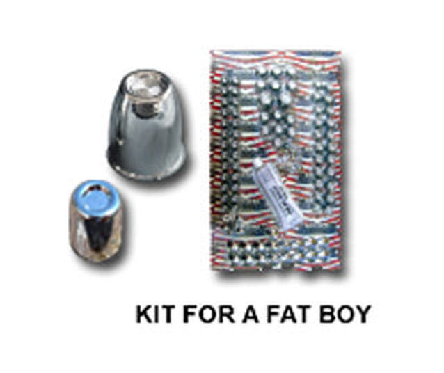 Motorcycle Nut Cover Kits - White Line Distributors Inc