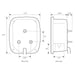 Multi-Function Three Stud Combination Spyder LED Light - White Line Distributors Inc