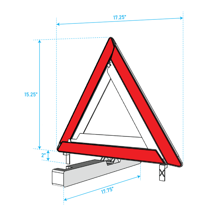 Emergency Warning Triangle Kit