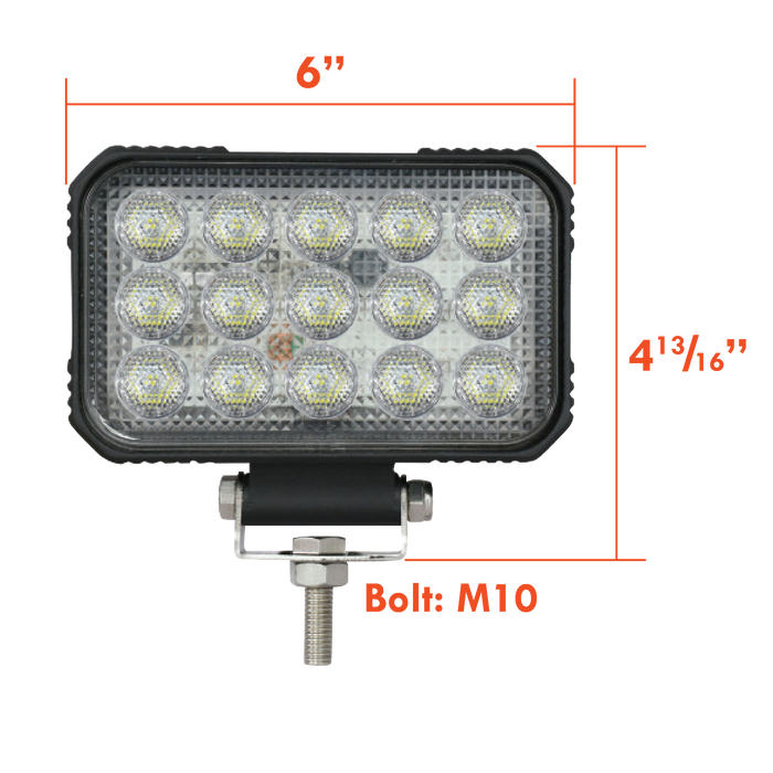 Rectangular LED Flood Lamp (2,900 Lumens) - White Line Distributors Inc