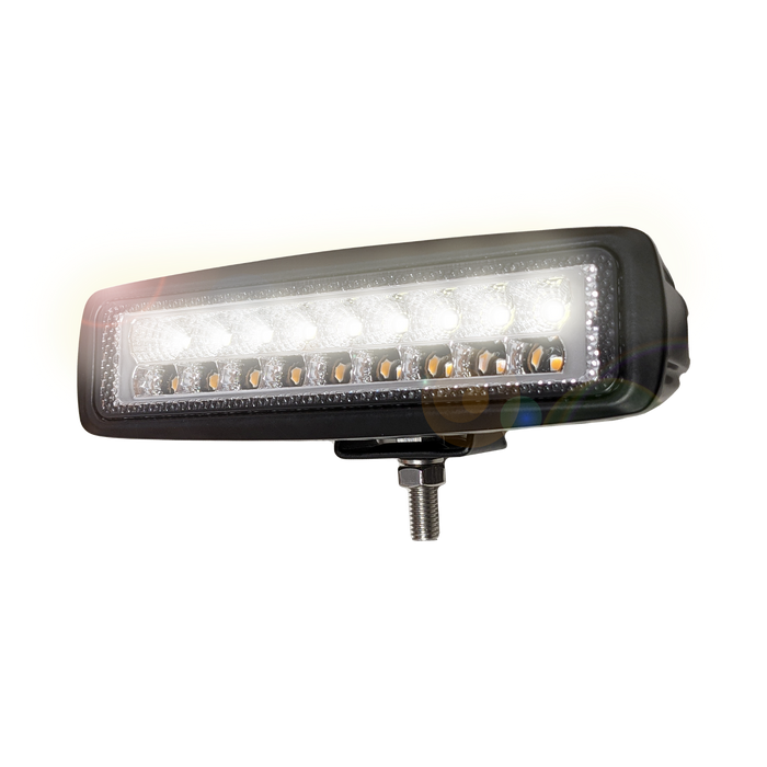 Rectangular LED Flood Lamp with Amber Flash - White Line Distributors Inc