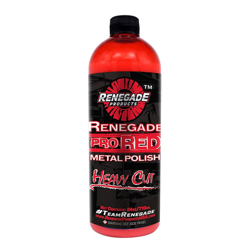 Renegade Rebel Pro Red Heavy Cut Metal Polish - White Line Distributors Inc