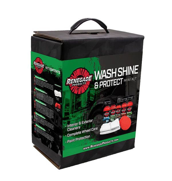 Renegade Wash, Shine & Protect Mini Kit - White Line Distributors Inc