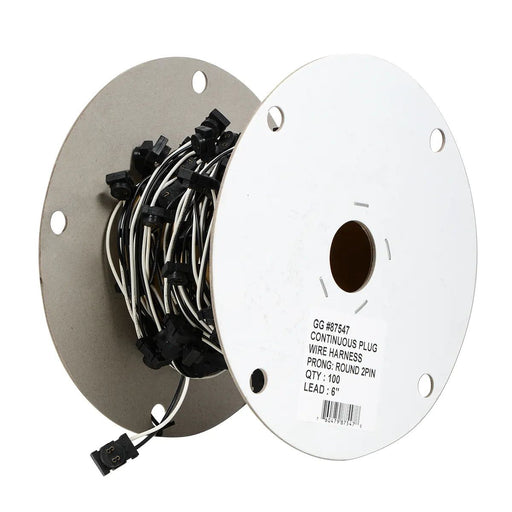 Round 2 Pin Female Plug Wire Harness - White Line Distributors Inc