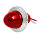 1" Mini Push/Screw Watermelon LED Light with Chrome Plastic Bezel - White Line Distributors Inc