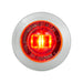 1" Mini Push/Screw Wide Angle LED Light in Smoke Lens with Chrome Plastic Bezel - White Line Distributors Inc