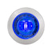 1" Mini Push/Screw Wide Angle LED Light in Smoke Lens with Chrome Plastic Bezel - White Line Distributors Inc