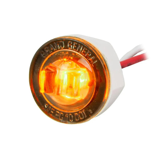 1" Mini Push/Screw Wide Angle Led Light in Smoke Lens - White Line Distributors Inc