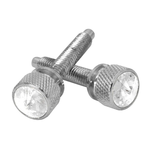 Short Dash Screws with Crystal on Top for Kenworth - White Line Distributors Inc