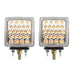 Square Double Face Pearl LED Pedestal Light - White Line Distributors Inc