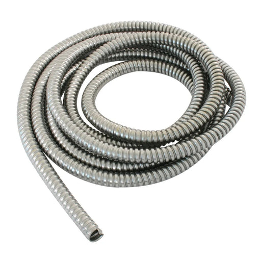 Stainless Steel Flexible Wire Loom - 10 ft. Roll - White Line Distributors Inc
