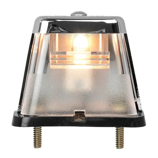 Stud Mount Square License Plate Light - White Line Distributors Inc