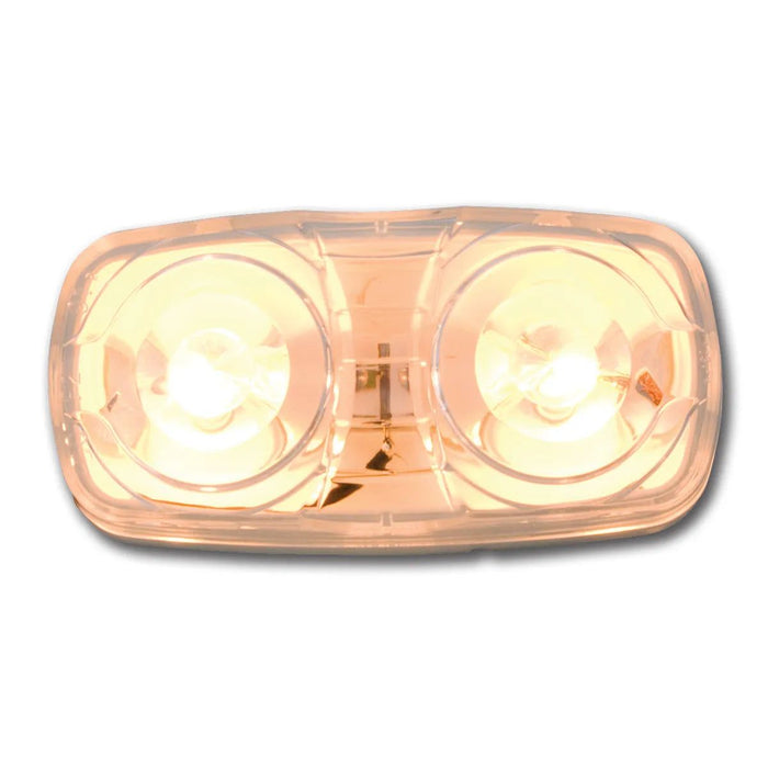 Tiger Eye Two-Bulb Marker Light - White Line Distributors Inc