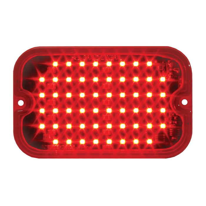 Ultra Thin Large Rectangular Strobe LED Light with Split Flash - White Line Distributors Inc