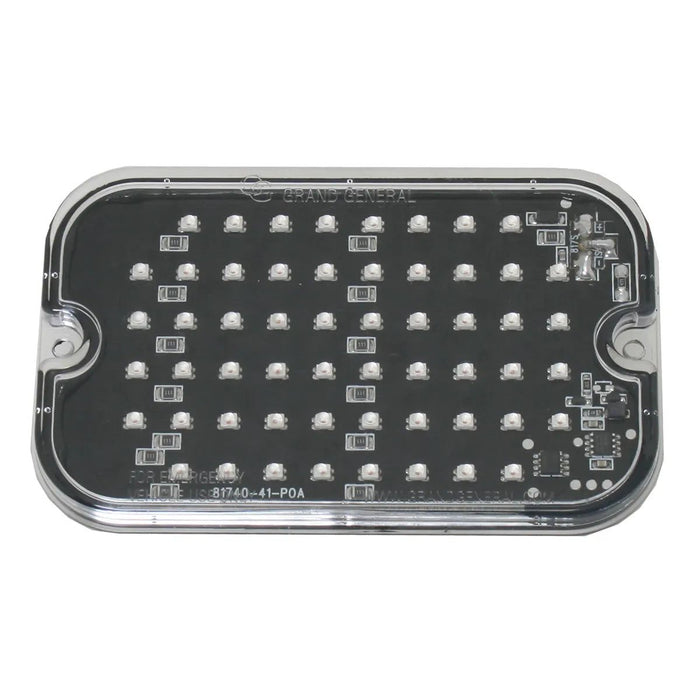Ultra Thin Large Rectangular Strobe LED Light with Split Flash - White Line Distributors Inc