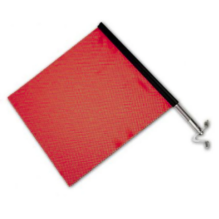 Mesh Warning Flag - Red