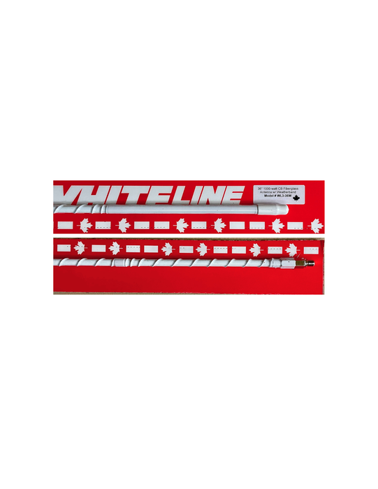 36" 1000 Watt CB Antenna - White