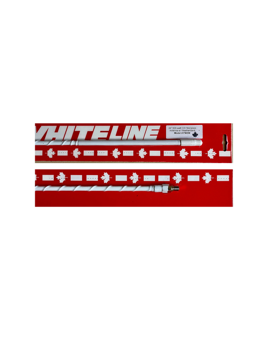 24" 500 Watt CB Antenna - White