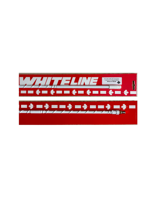 36" 500 Watt CB Antenna - White