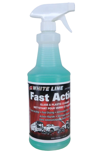 White Line Fast Action Glass and Plastic Cleaner - White Line Distributors Inc