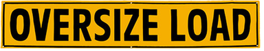 Double Sided Oversize/Wide Load Sign - White Line Distributors Inc