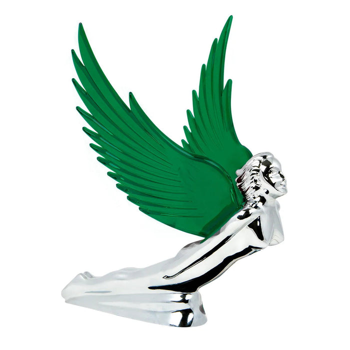 WindRider Chrome Flying Goddess Hood Ornament - White Line Distributors Inc