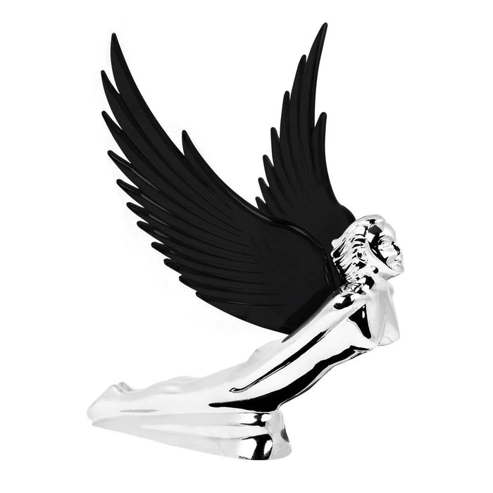 WindRider Chrome Flying Goddess Hood Ornament - White Line Distributors Inc